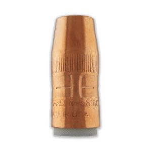 Bernard® Centerfire Nozzle, Large, 5/8" Bore, 1/8" Recess, Copper N-5818C