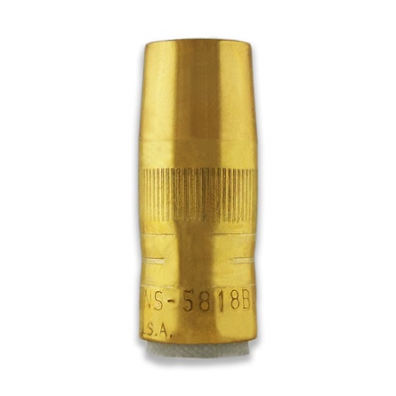 Bernard® Centerfire Nozzle, Small, 5/8" Bore, 1/8" Recess, Brass N-5818B