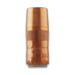 Bernard® Centerfire Nozzle, Small, 5/8" Bore, 1/8" Recess, Copper NS-5818C