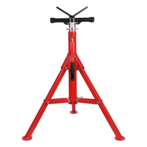 Pipe stand- heavy duty Hi jack type with Vee head 7705